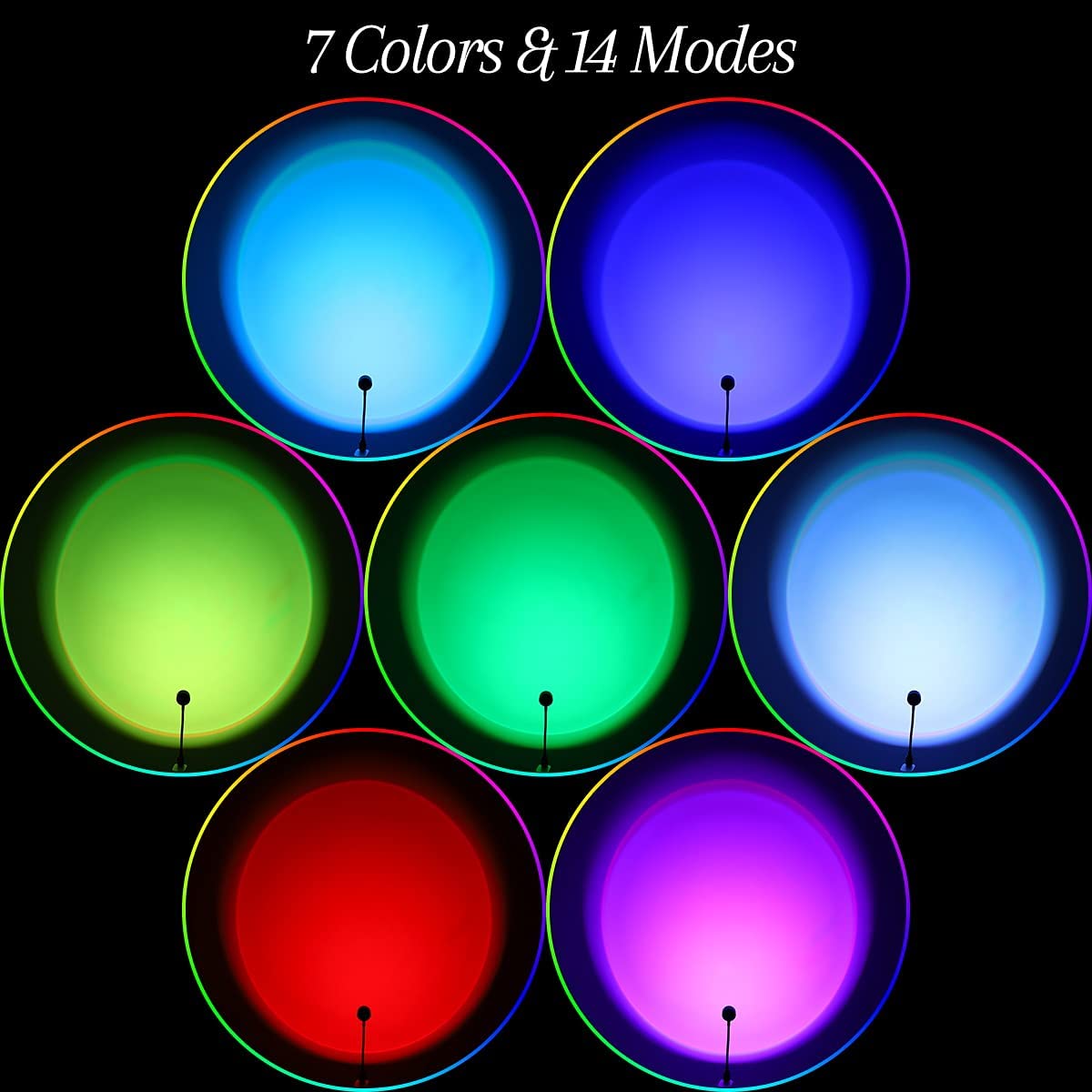 Sunset Projection Lamp  Bring the Golden Hour Indoors