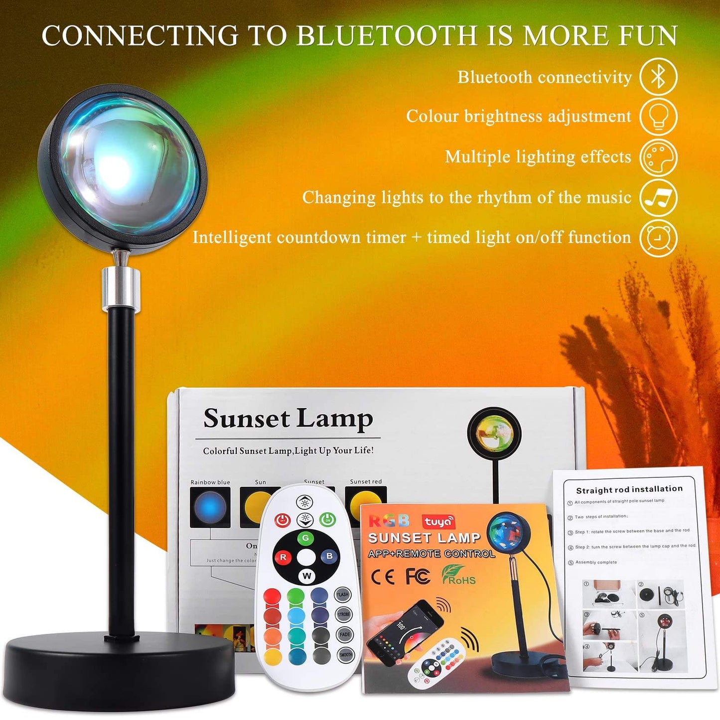 Sunset Projection Lamp  Bring the Golden Hour Indoors