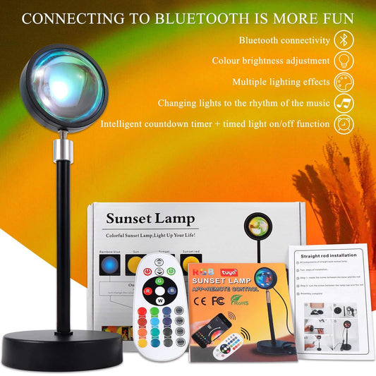 Sunset Projection Lamp  Bring the Golden Hour Indoors
